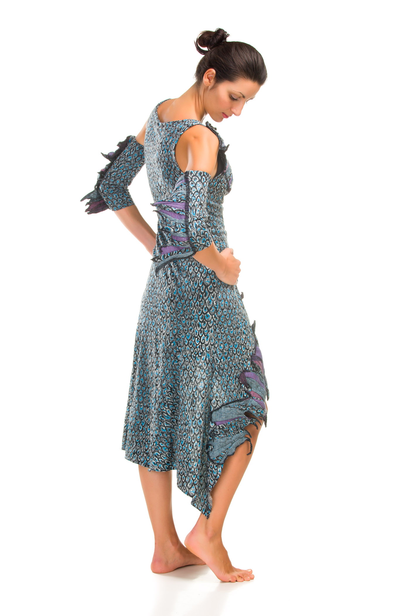 "La revancha del Tango" Outfits Kollektion Kleid, Armstulpen Design von Galina Sodolovskaya